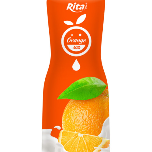 350ml PP bottle Orange Milk
